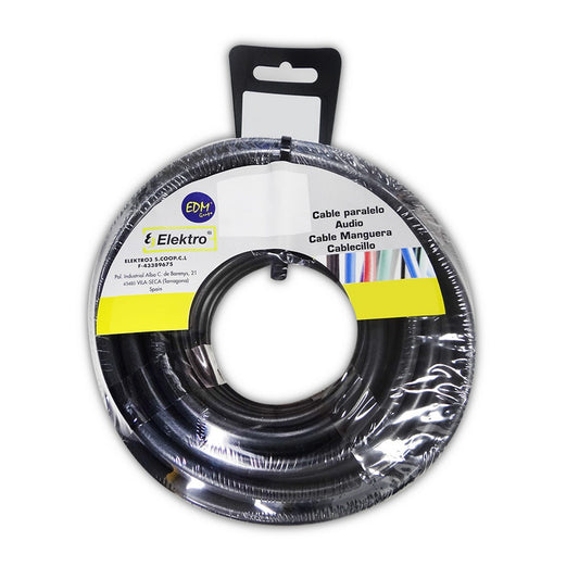 Coaxial TV Antenna Cable EDM 28330 Black 5 m 3 x 1 mm-0