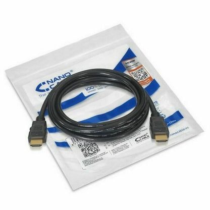 HDMI Cable NANOCABLE HDMI V2.0, 1m V2.0 4K 1 m Black 1 m-5